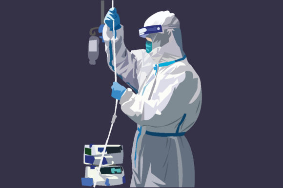 Covid-19 Patient Nurse: Impactful Graphics & Illustrations
