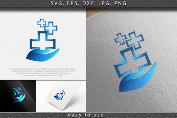Hand Care Medical Pharmaceutical Logos Graphics