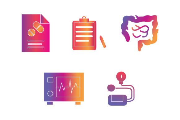 Medical Gradient Icons & Graphics Review