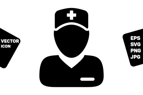 Medical Icon Vector Male Person Profile: Graphics and Icons Review