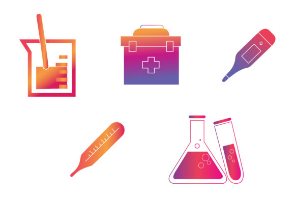 Medical Test Equipment Illustration: Graphics & Icons