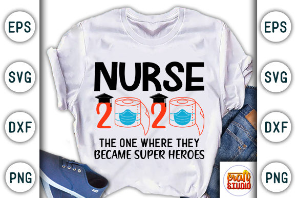 Nurse 2020 Graphics for T-Shirt Designs
